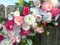 Blush Pink, Fuchsia and White Wedding Arch Flowers, Round Arch flowers product 3